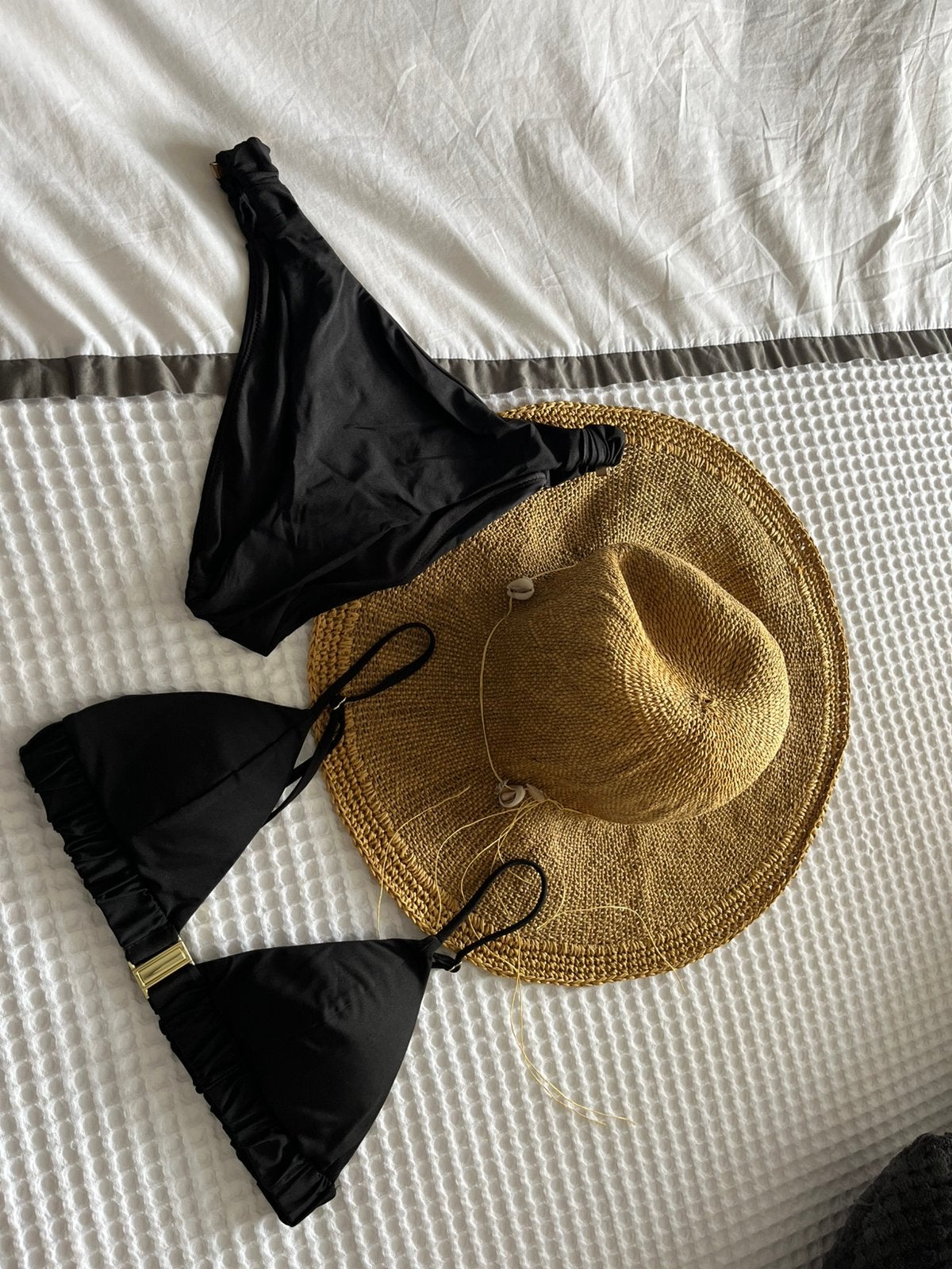 Mooie zwarte bikini van de H&M  maat S, Ophalen of Verzenden, Zo goed als nieuw, Zwart, Bikini