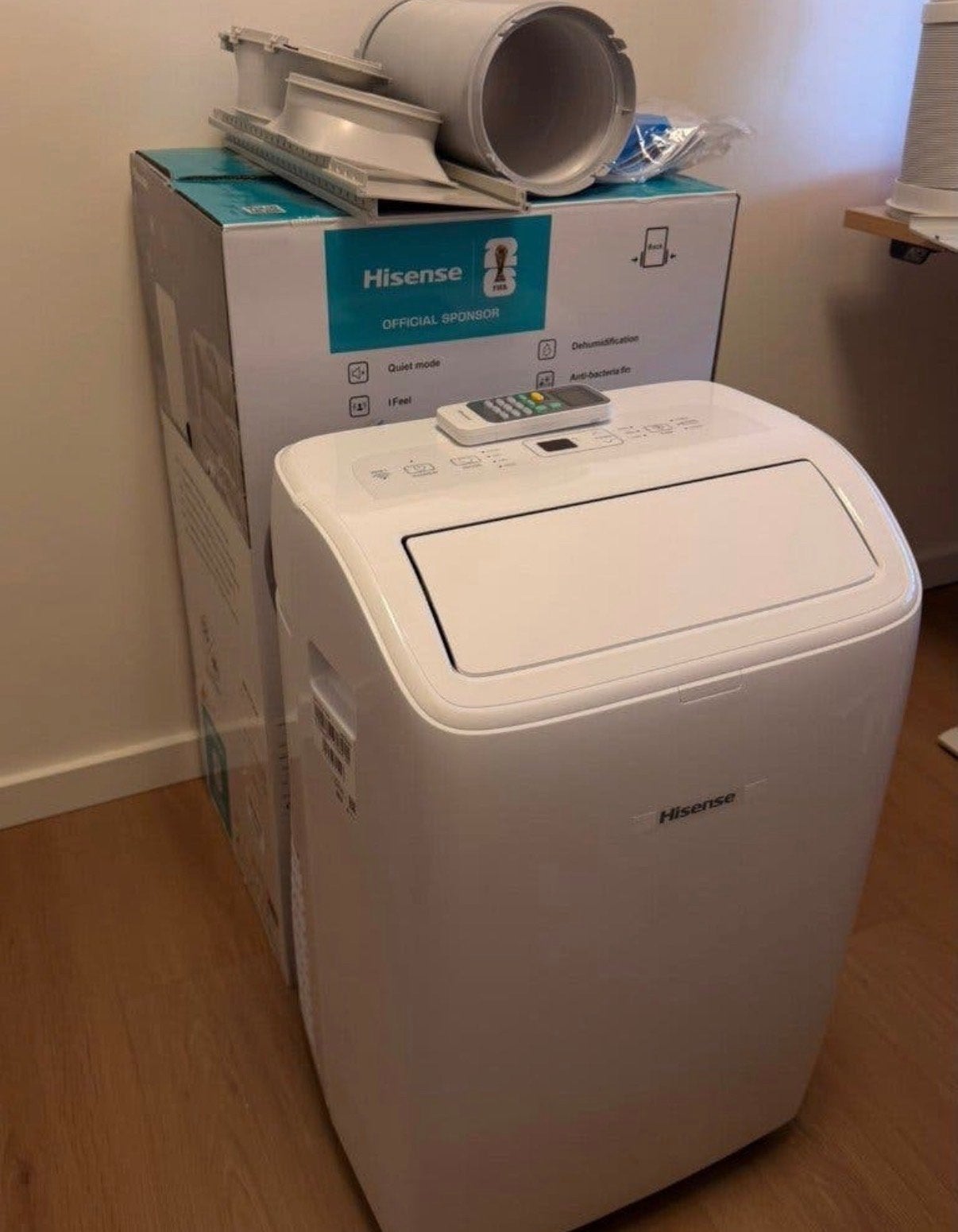 Hisense Mobiele Airco - Zo goed als nieuw, Ophalen, Minder dan 60 m³, 3 snelheden of meer, Zo goed als nieuw