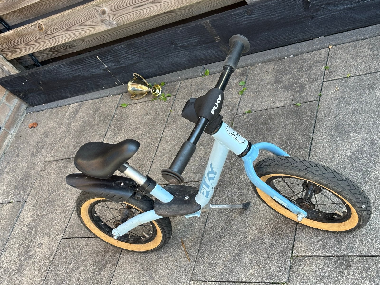 Puky loopfiets 12 inch lichtblauw - Zo goed als nieuw, Ophalen, Zo goed als nieuw, Minder dan 16 inch