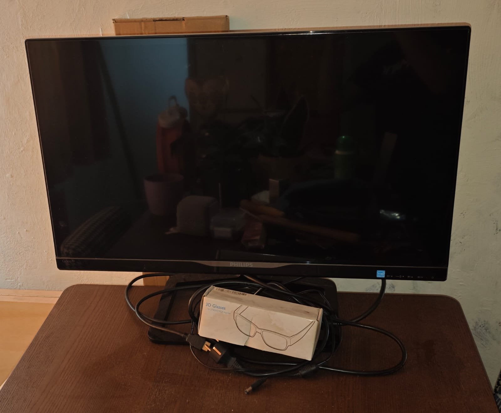Philips 278G4DH 3D monitor, Ophalen, Zo goed als nieuw, 60 Hz of minder