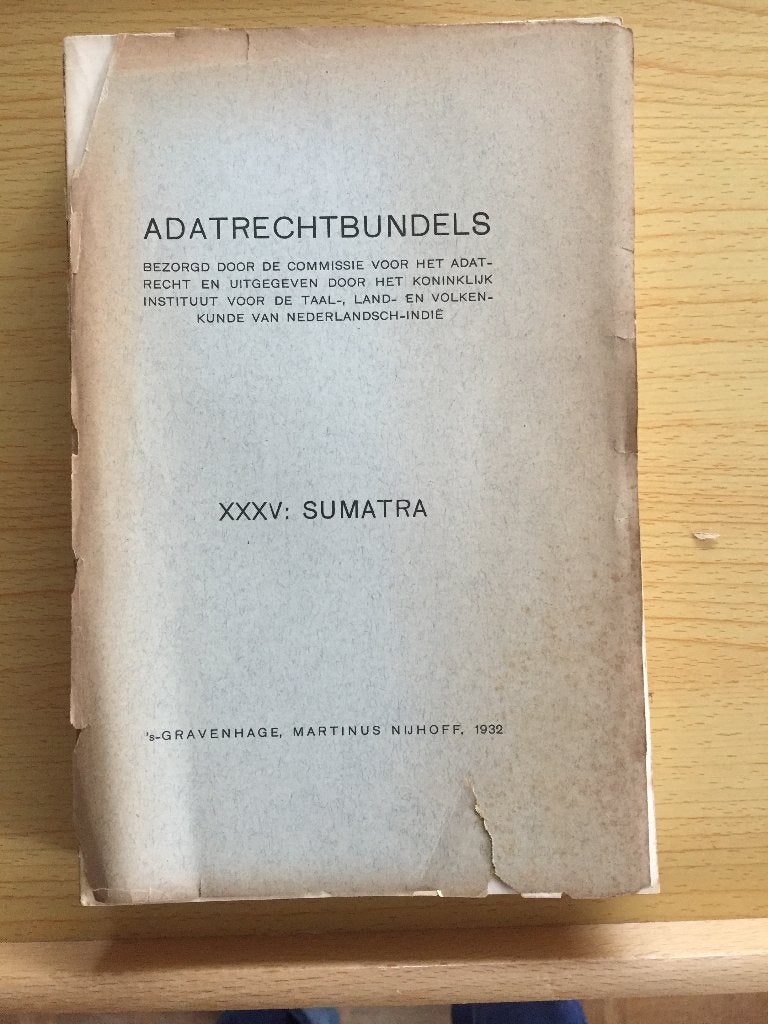 Etnografische gegevens van Sumatra, Ophalen of Verzenden, Gelezen, Diverse auteurs