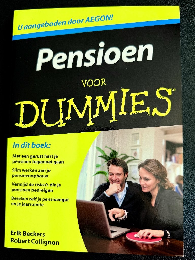 Boek Pensioen voor Dummies, Erik Beckers, Geld en Beleggen, Nieuw, Ophalen of Verzenden