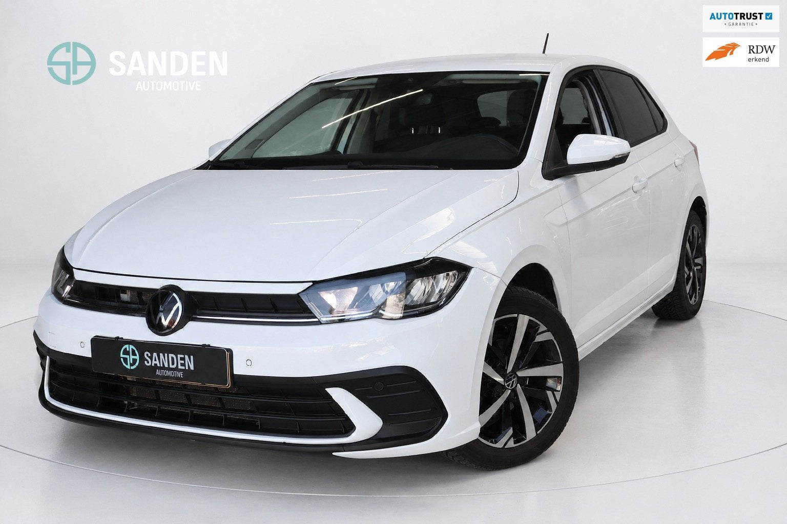 Volkswagen Polo 1.0 TSI Life Business|Automaat|LED|Navi|Stoe, Auto's, Dealer onderhouden, Stof, Gebruikt, 95 pk