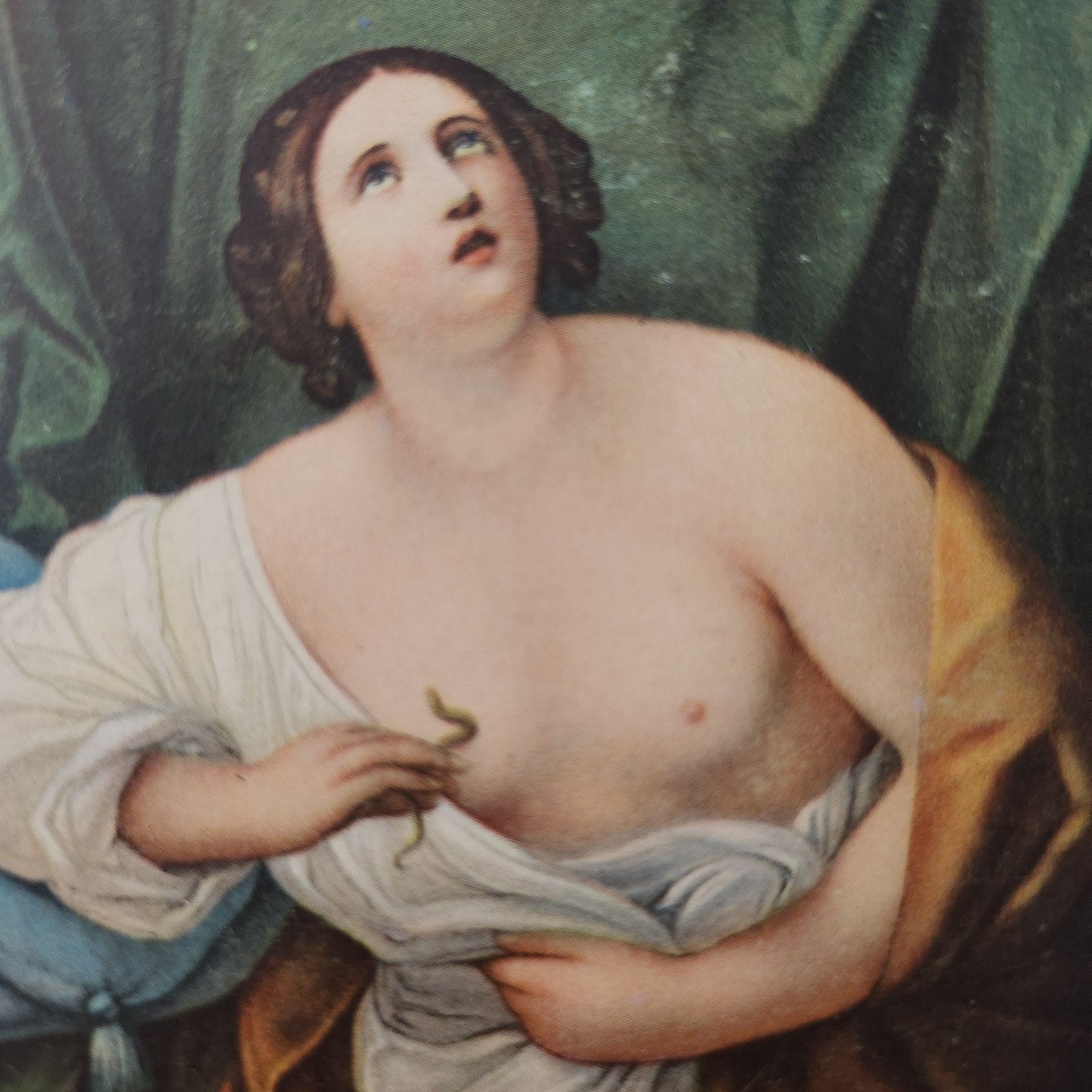 <1920 Ansichtkaart: Cleopatra doodt zichzelf - Guido Reni, Verzenden, Voor 1920, Gelopen, Cultuur en Media