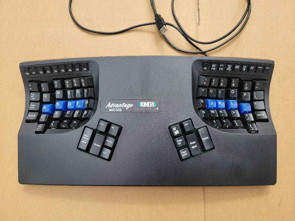 Kinesis Advantage ergonomisch toetsenbord Cherry MX Brown, Gebruikt, Ergonomisch, Kinesis, Ophalen of Verzenden