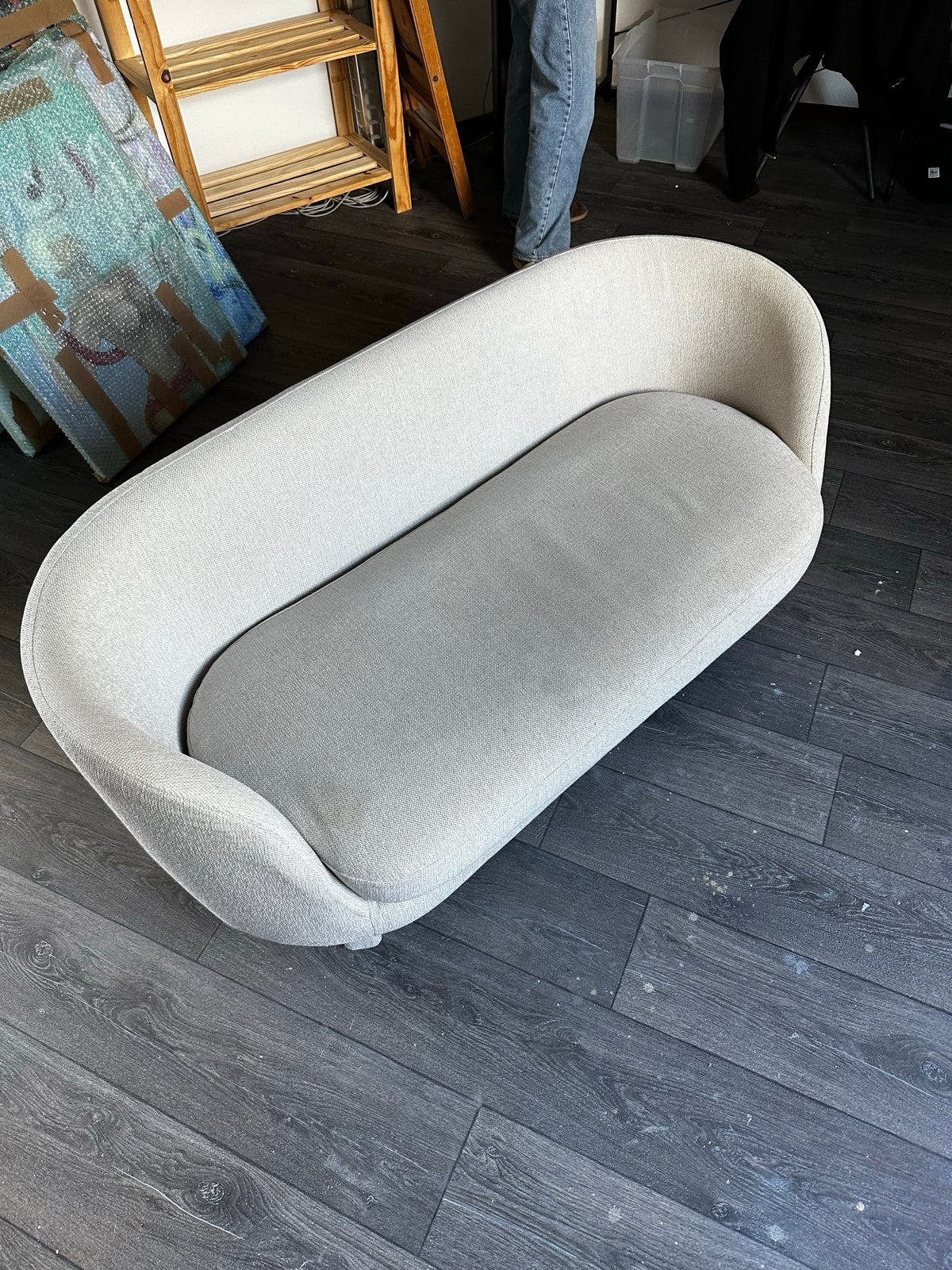 AM.PM Madeleine – Design 2-zitsbank Beige, Ophalen, Gebruikt, Minder dan 75 cm, Tweepersoons