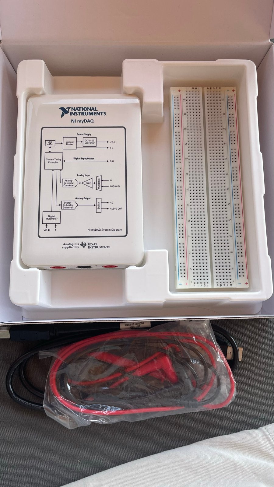 National Instruments myDAQ Student Kit - Nieuwstaat, Ophalen of Verzenden, Zo goed als nieuw