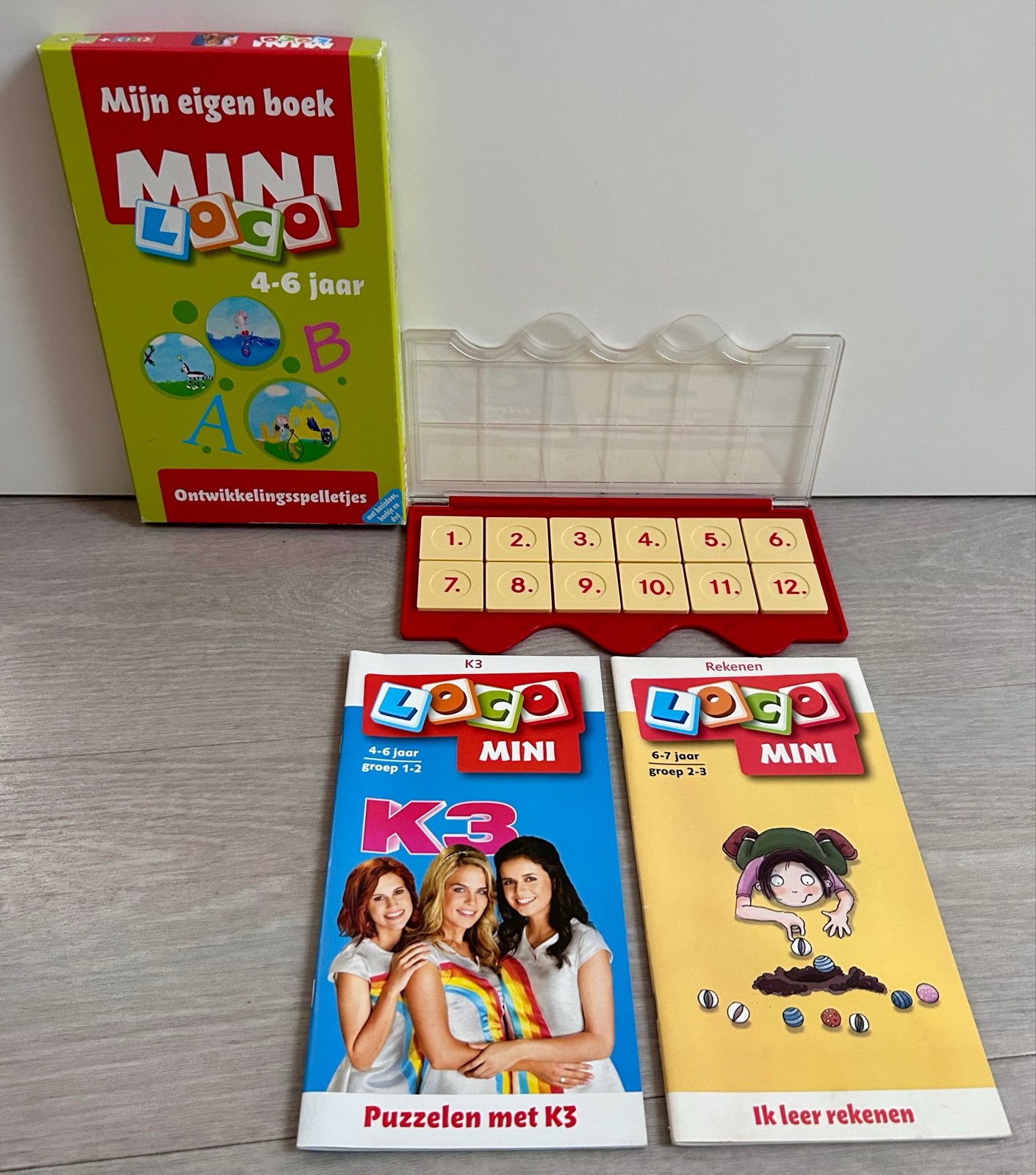 Loco Mini basisdoos, en 2 boekjes, Ophalen of Verzenden, Gebruikt, Puzzelen