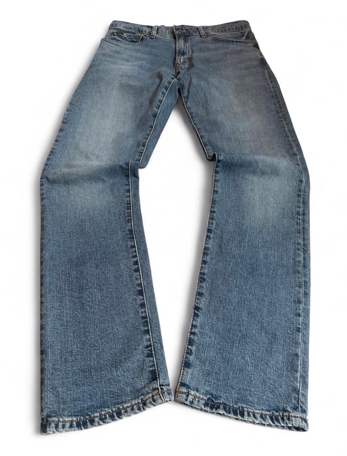 Polo Ralph Lauren Yarick Slim Straight Jeans W32 L34 Blauw, Kleding | Heren, Spijkerbroeken en Jeans, Ophalen of Verzenden, Gedragen