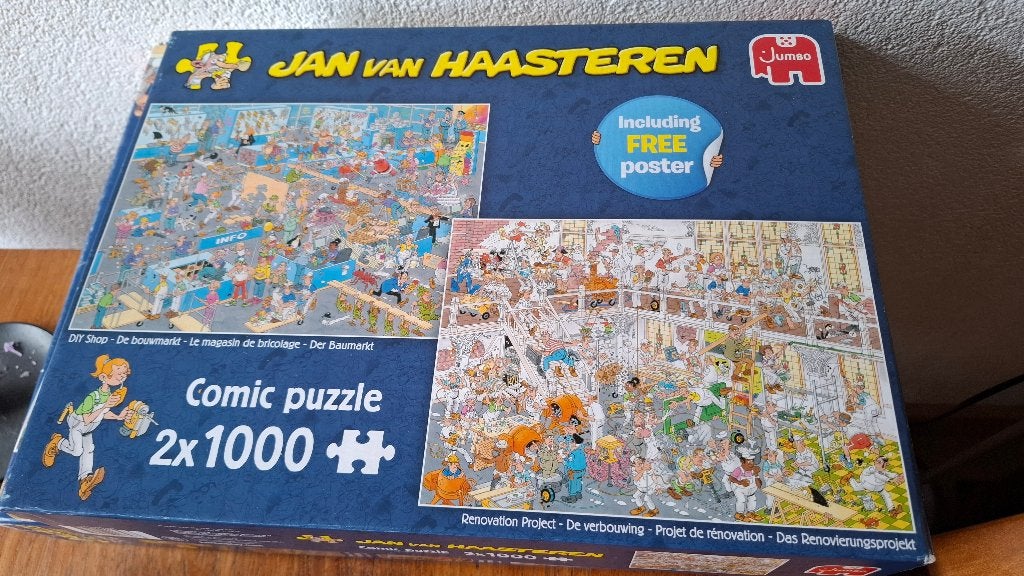 Jan van Haasteren puzzels, Ophalen, 500 t/m 1500 stukjes, Zo goed als nieuw