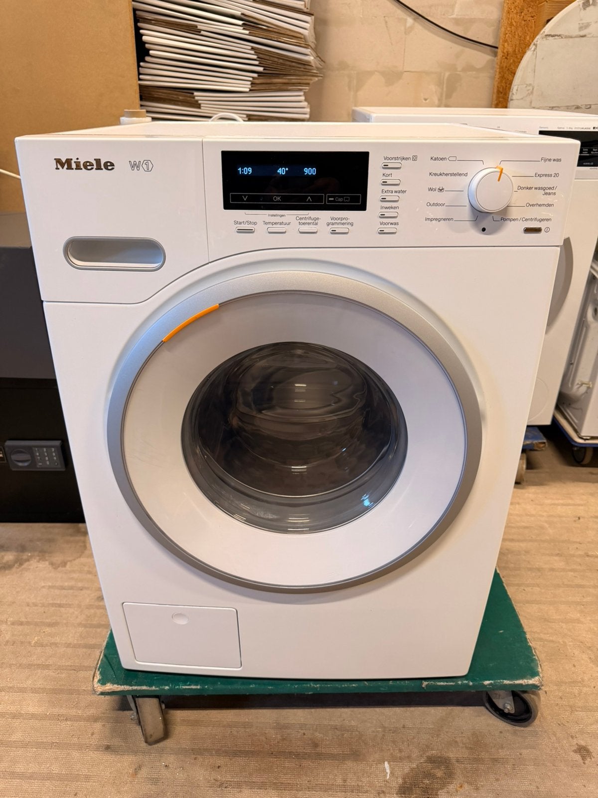Miele W1 wasmachine ZGAN, Ophalen, 8 tot 10 kg, Energieklasse A of zuiniger, Voorlader