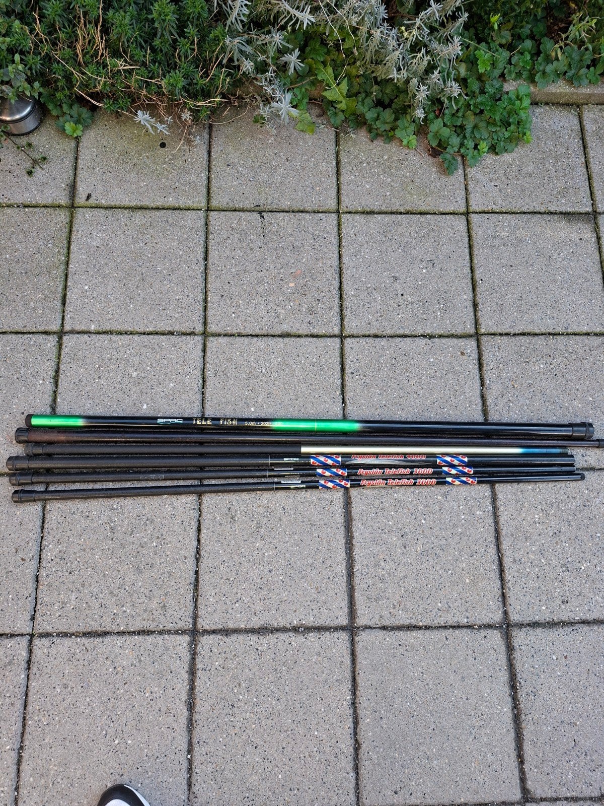 Hengels: Spro Tele Fish 5.0m en Fryslân Telefish 3000/4000, Ophalen, Gebruikt, Werphengel