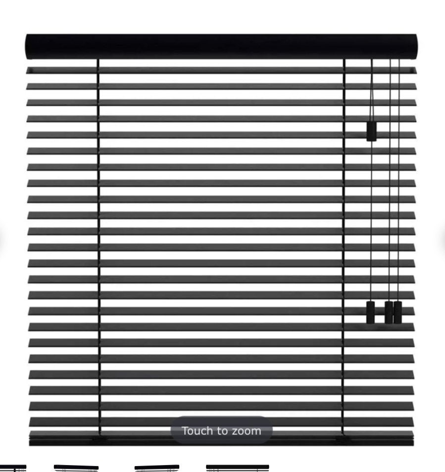 Zwarte jaloezieën - 4x (45x135cm) en 2x (110x135cm), Ophalen, Gebruikt, Zwart, Jaloezie