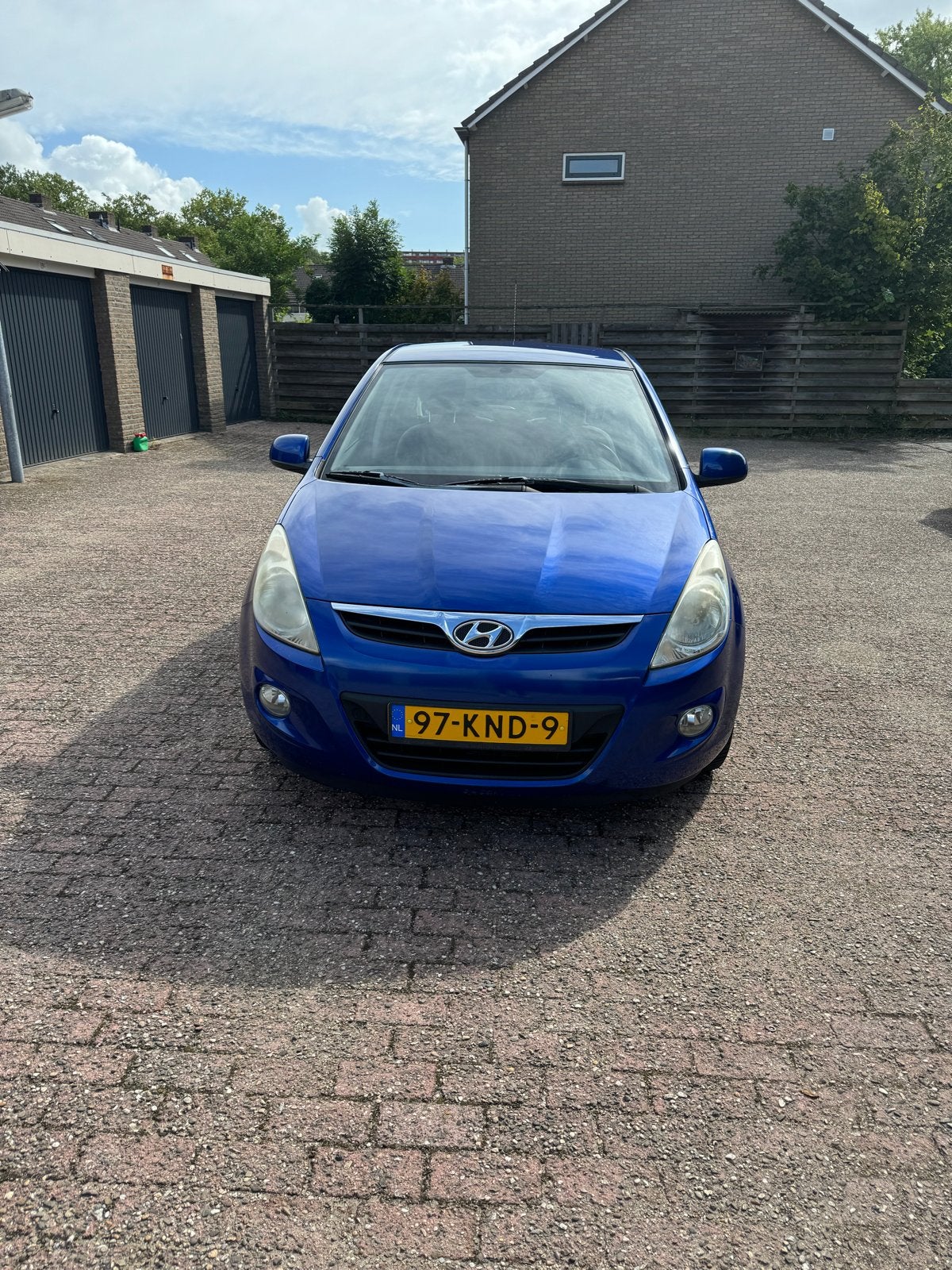 Hyundai i20 1.2 5-DRS 2010 Blauw, Auto's, 450 kg, 4 cilinders, Blauw, Origineel Nederlands