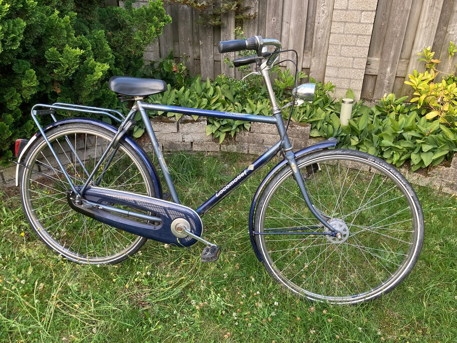 Locomotief herenfiets, Gebruikt, Versnellingen, 57 tot 61 cm, Ophalen