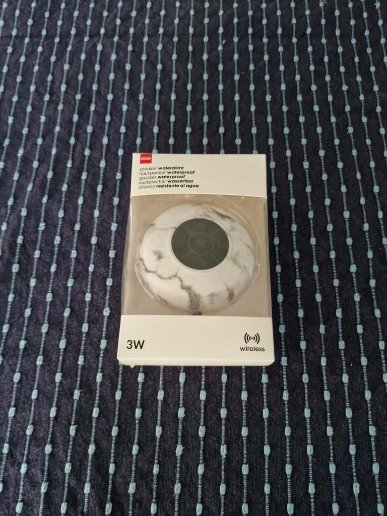 Hema waterdichte draadloze speaker 3W, Ophalen of Verzenden, Zo goed als nieuw, Overige typen, Hema