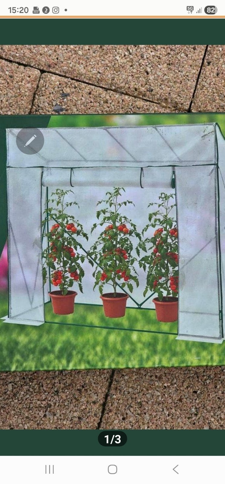 Broeikas tomatenkas nieuw, Ophalen of Verzenden