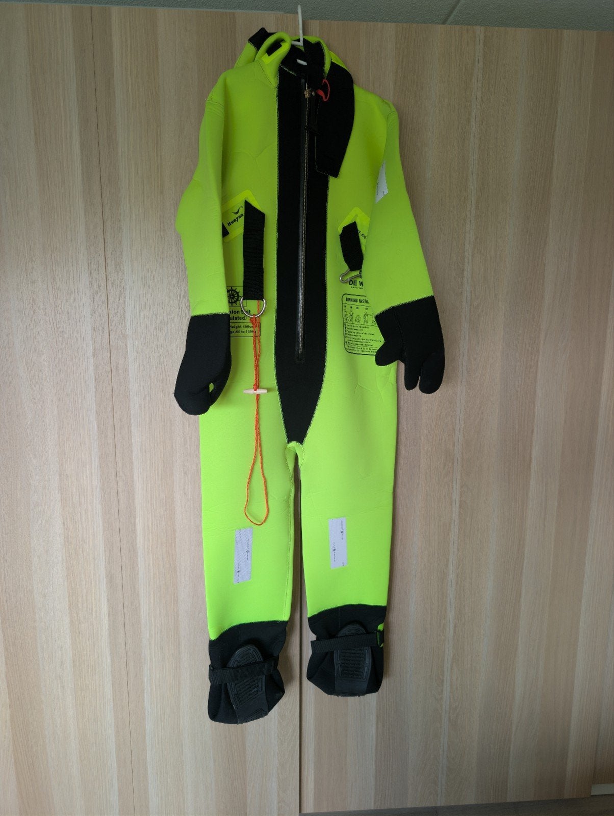 Hwayan Immersion Suit - Reddingspak - Maat L (50-150kg), Ophalen, Wetsuit