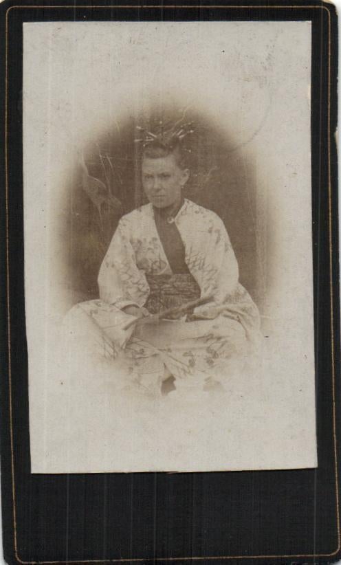 CDV- onbekende fotograaf -  Type uit Indië ( zie haar), Verzamelen, Gebruikt, Verzenden, Foto, Klederdracht