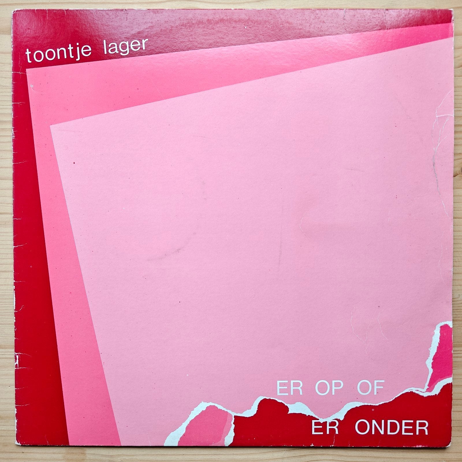 LP · Toontje Lager — Er op of er onder, LP, Ophalen of Verzenden, Zo goed als nieuw, Pop