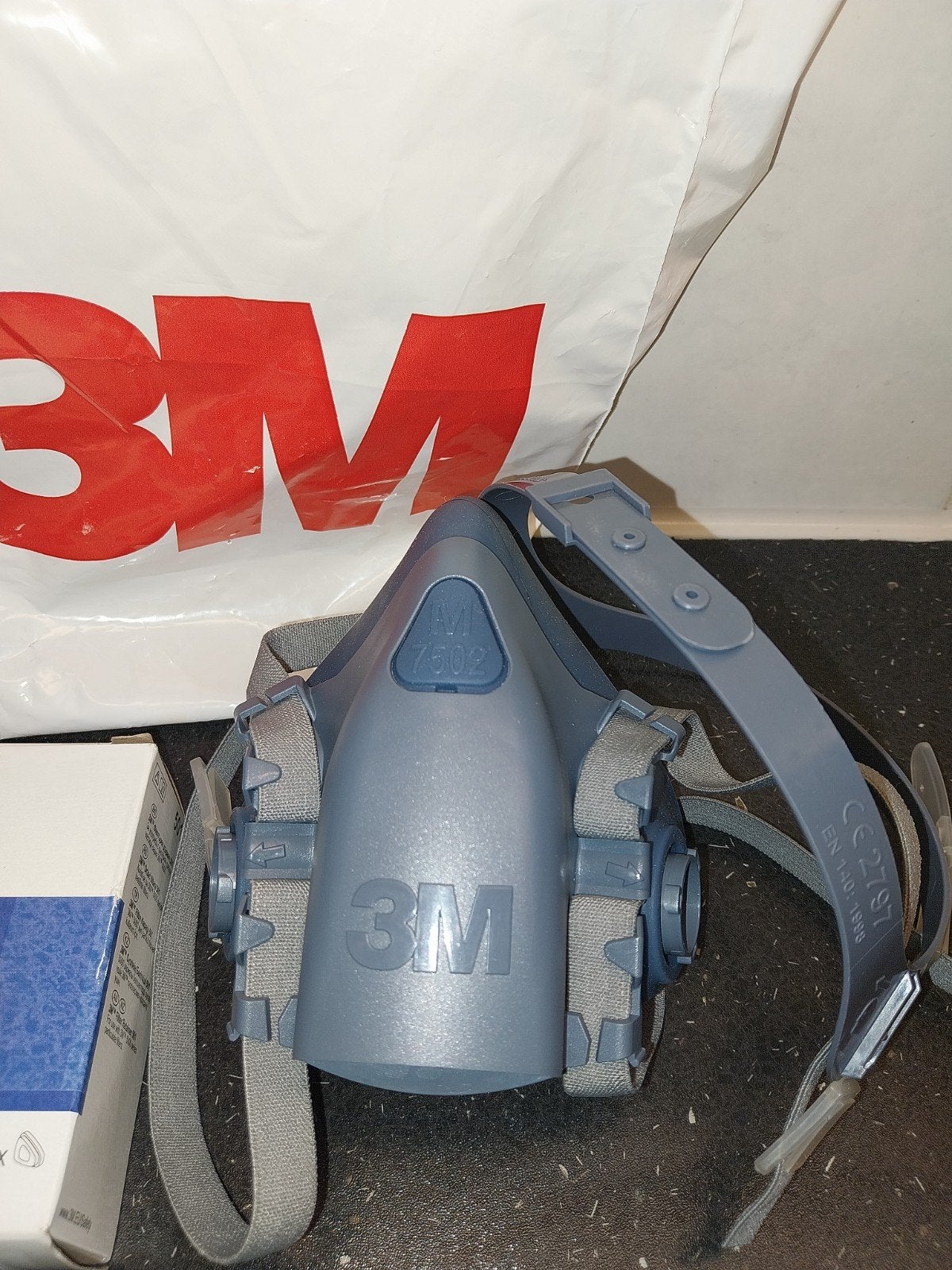 3M Halfgelaatsmasker/ Masker 7502 met toebehoren NIEUW, Doe-het-zelf en Verbouw, Adembescherming, Ophalen of Verzenden, Nieuw