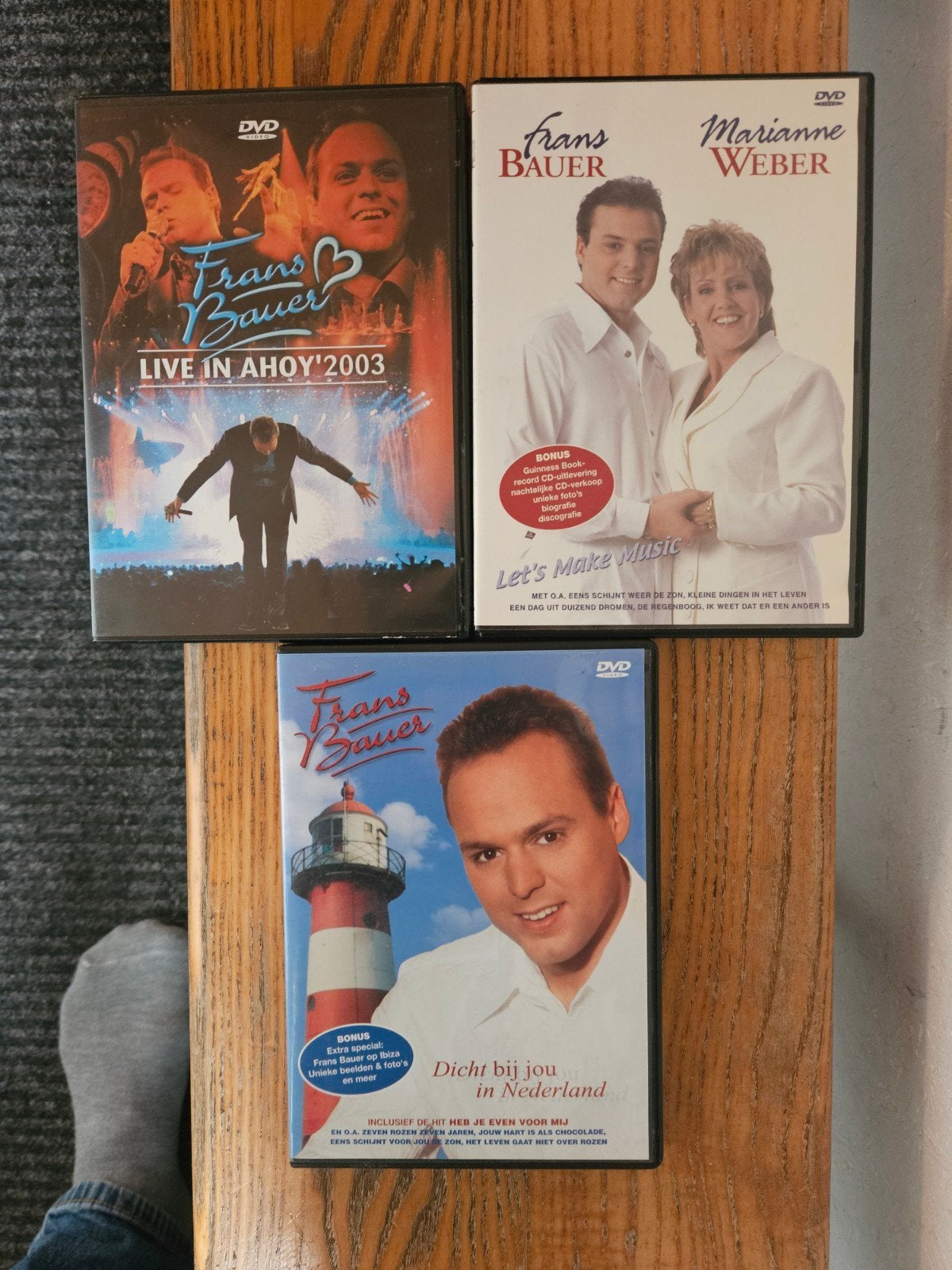 Frans Bauer dvd,s, Alle leeftijden, Ophalen of Verzenden, Zo goed als nieuw