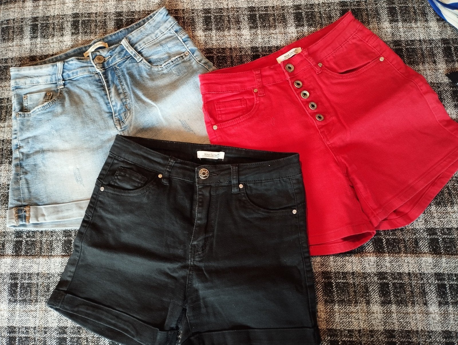 korte broeken NINA CARTER mt s/m, Kleding | Dames, Ophalen, Zo goed als nieuw, Maat 36 (S)