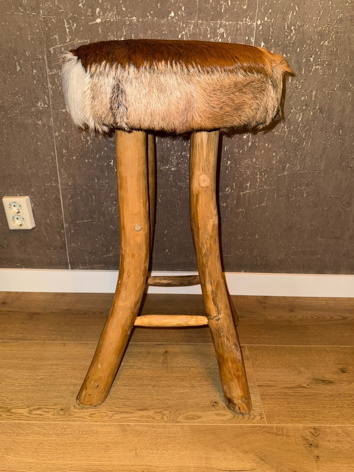 Barkruk, Huis en Inrichting, Ophalen, Zo goed als nieuw, Hout