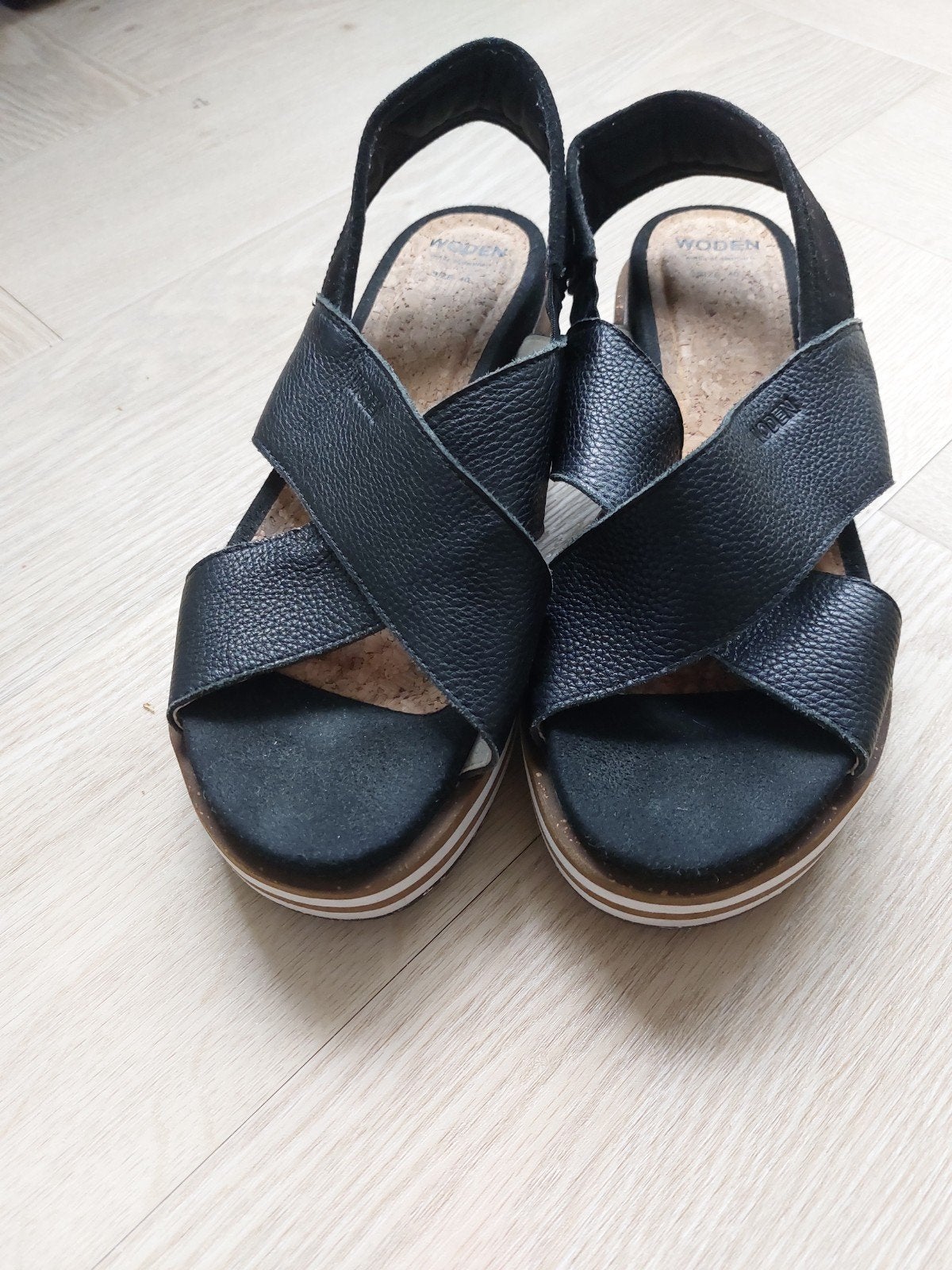 Woden sandalen maat 40 - Zo goed als nieuw, Kleding | Dames, Zwart, Zo goed als nieuw, Woden, Sandalen of Muiltjes