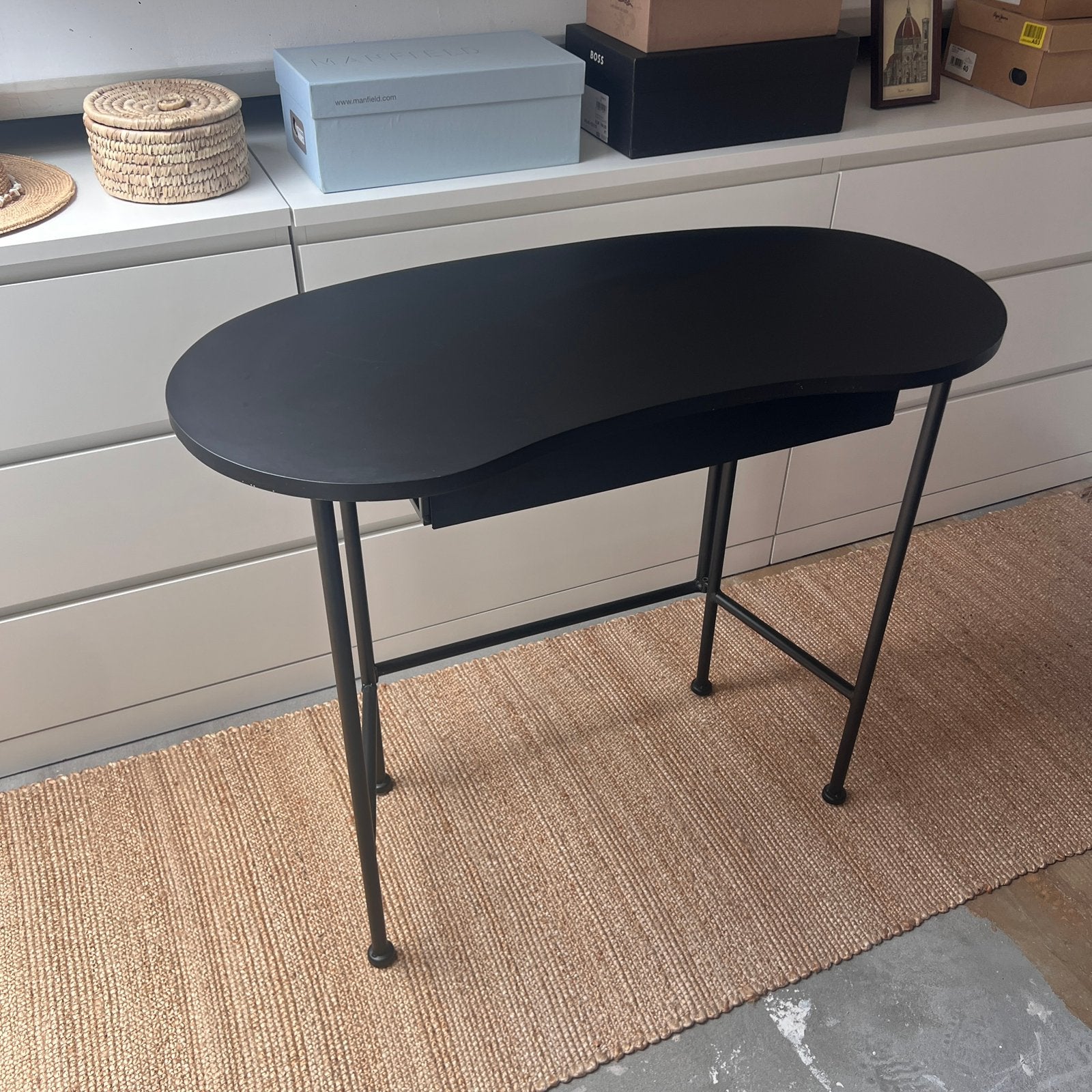 Woood Sidetable, haltafel, bureau, make-up tafel, Huis en Inrichting, Ophalen, 100 tot 150 cm, 50 tot 100 cm, Zo goed als nieuw