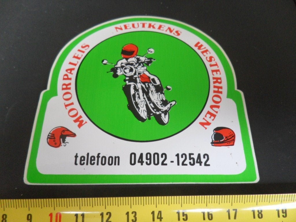 sticker Westerhoven Motorpaleis NEUTKENS 04902-12542, Verzamelen, Stickers, Zo goed als nieuw, Ophalen