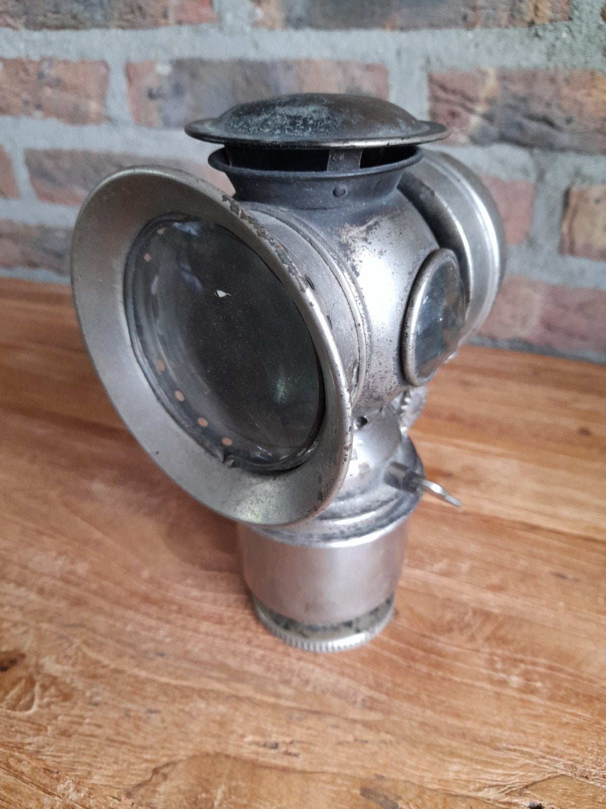 vintage antieke fietslamp origineel, Ophalen of Verzenden