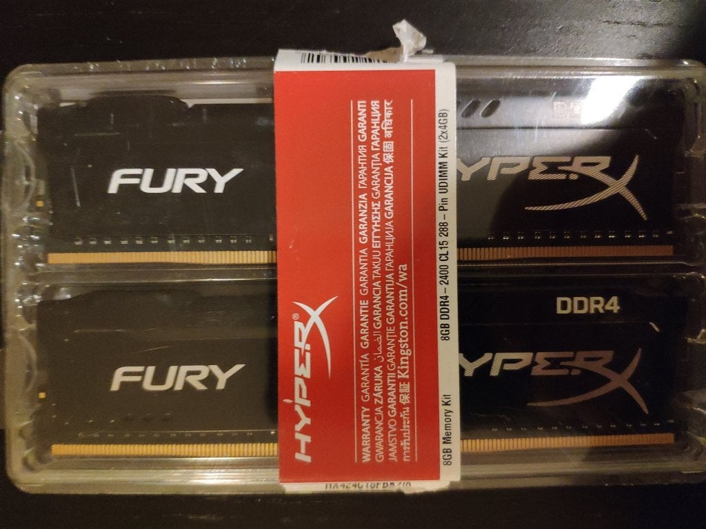 Kingston HyperX Fury DDR4 8GB (2x4GB) 2133MHz Geheugenkit, Computers en Software, Gebruikt, DDR4, 8 GB, Ophalen of Verzenden