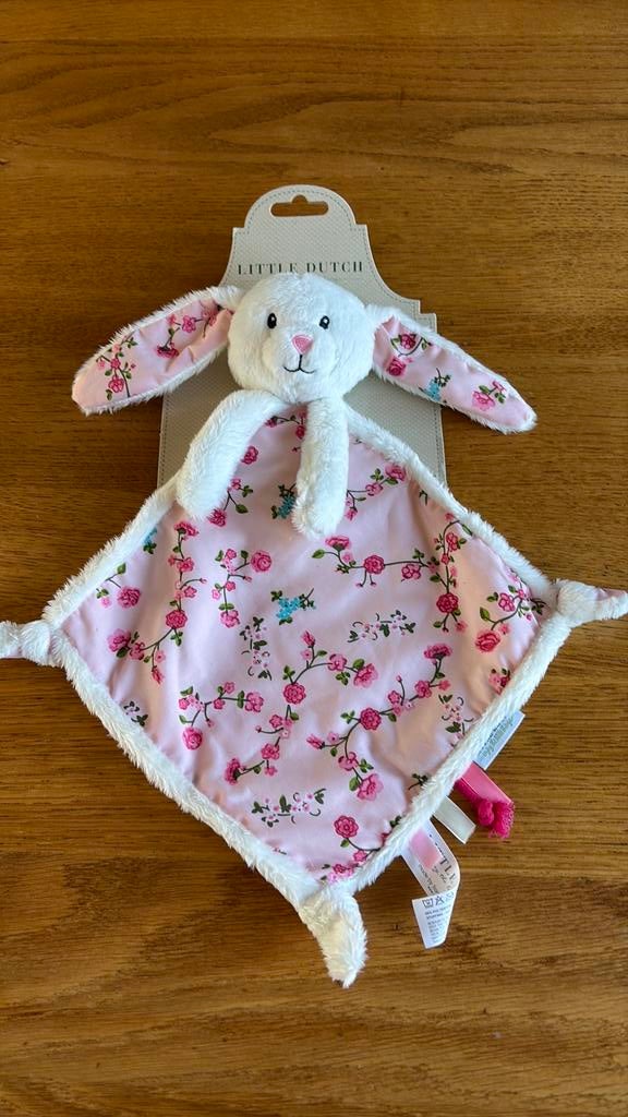 Tiamo knuffel konijn little dutch pink blossom, Kinderen en Baby's, Little Dutch, Ophalen of Verzenden, Met label, Roze