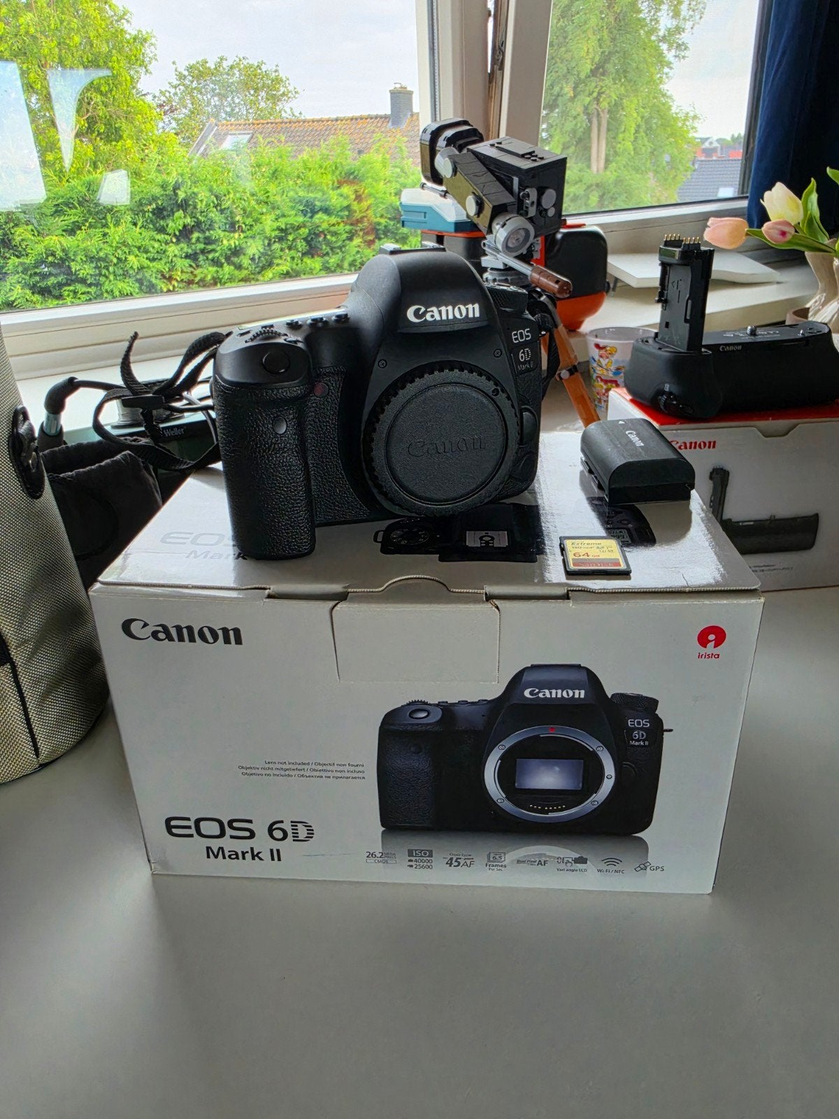 Canon EOS 6D Mark II, Audio, Tv en Foto, Fotocamera's Digitaal, Ophalen, Canon, Geen optische zoom
