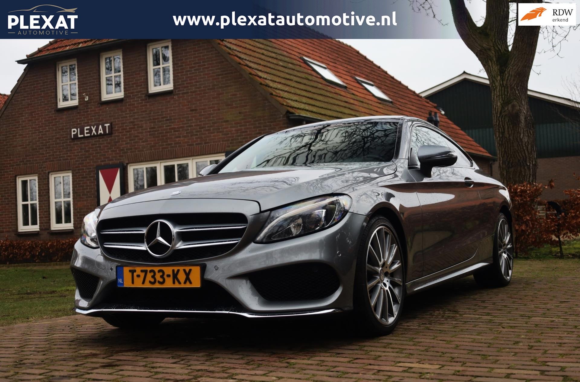 Mercedes-Benz C-klasse Coupé 220 d Prestige Aut. | AMG-Pakk, Auto's, Automaat, Dealer onderhouden, Achterwielaandrijving, 4 cilinders