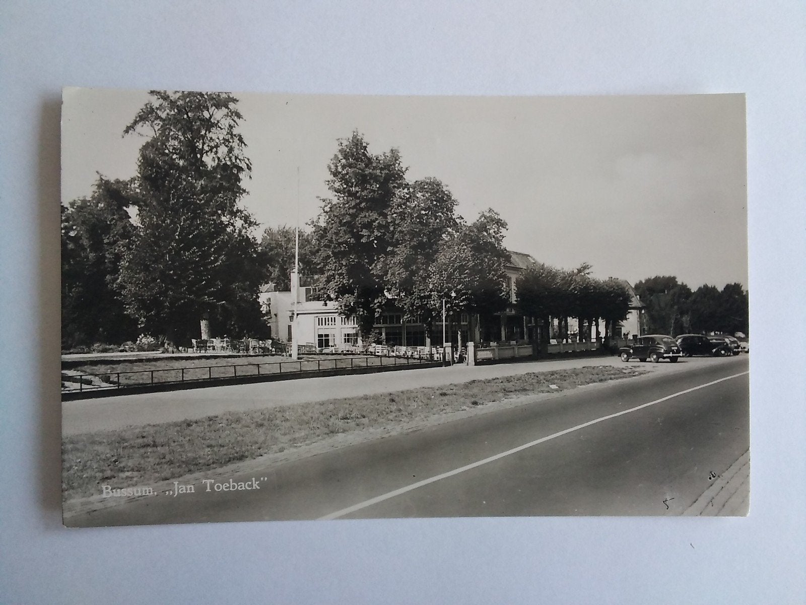 Ansichtkaart Bussum Jan Toeback 1957, Verzenden, 1940 tot 1960, Noord-Holland