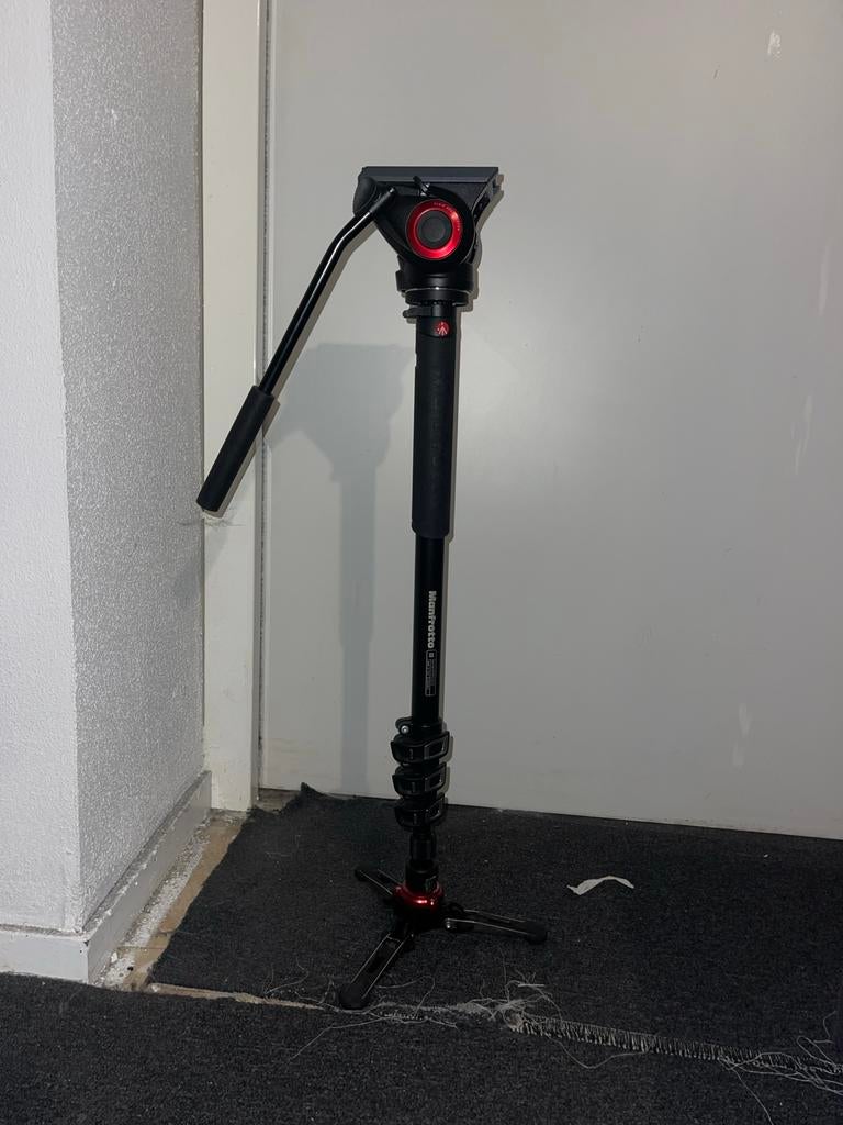 Manfrotto MVMXPRO500 XPRO Aluminium Video Monopod, Audio, Tv en Foto, Fotografie | Statieven en Balhoofden, Ophalen, Eenpoot, Zo goed als nieuw