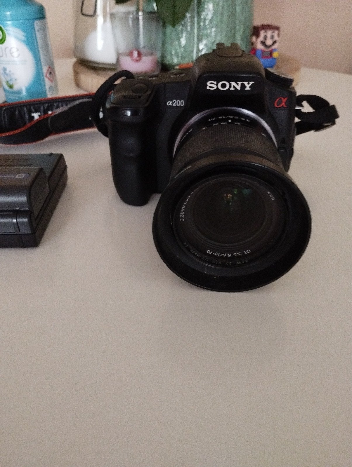 Sony Alpha A200 Spiegelreflexcamera met 18-70mm lens, Audio, Tv en Foto, Fotocamera's Digitaal, Gebruikt, Spiegelreflex, Ophalen of Verzenden