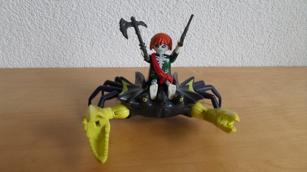 Playmobil 4804 Reuzenkrab, Ophalen of Verzenden, Zo goed als nieuw, Complete set, Figuren