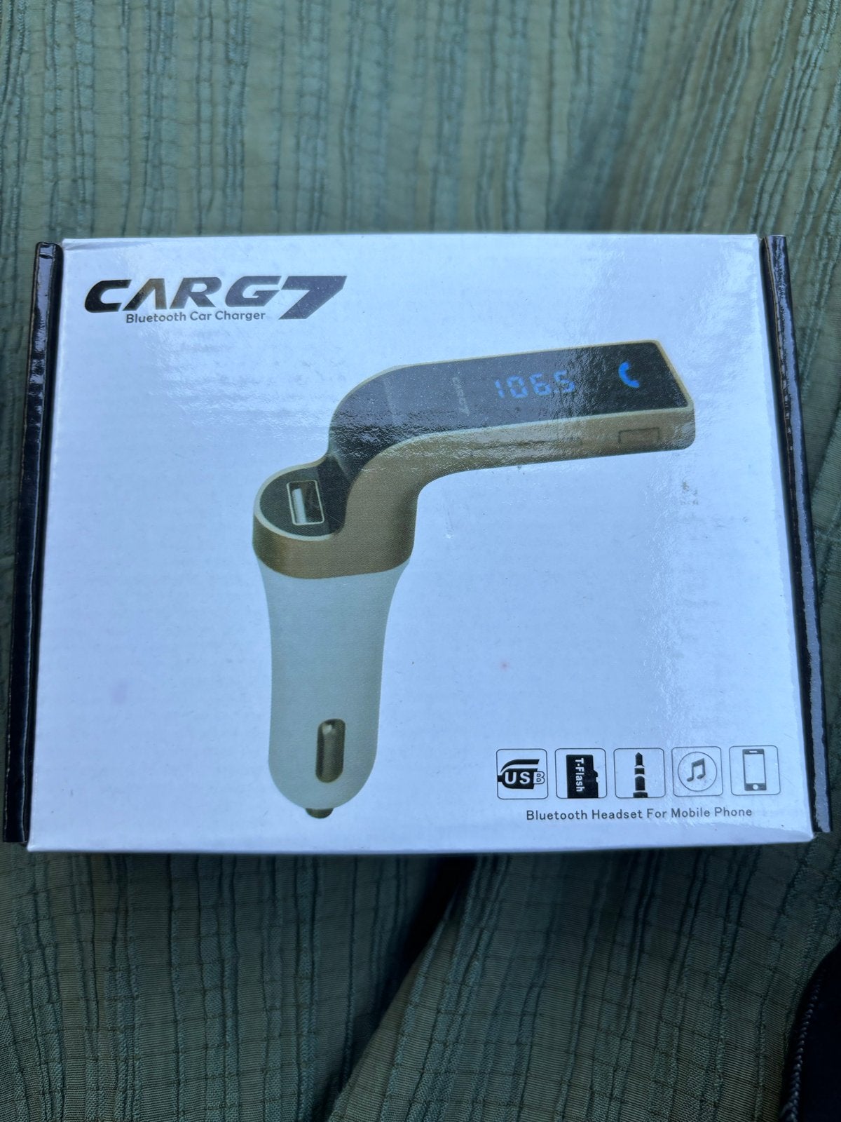 CARG7 Bluetooth Carkit FM Transmitter USB Oplader, Ophalen of Verzenden, Nieuw