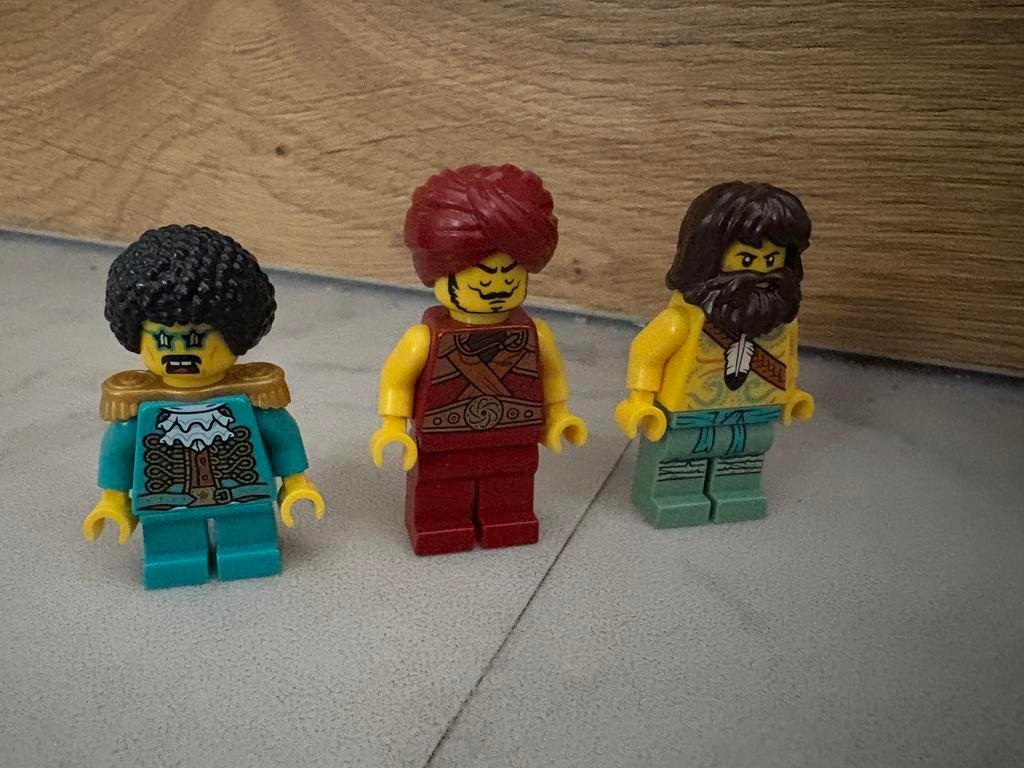 Lego Ninjago Jacob, Gravis & Bolobo Minifiguren, Gebruikt, Lego, Ophalen of Verzenden, Minifiguur