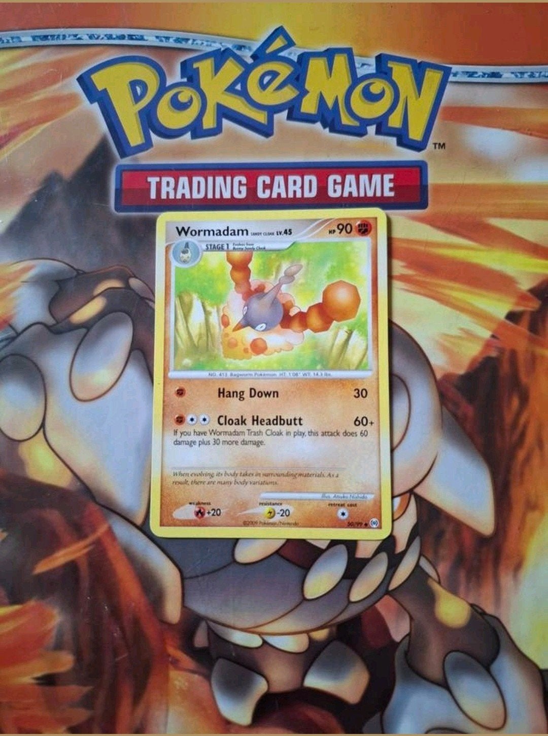 Wormadam 50/99 Platinum Arceus set pokemon kaart, Ophalen of Verzenden, Gebruikt, Losse kaart