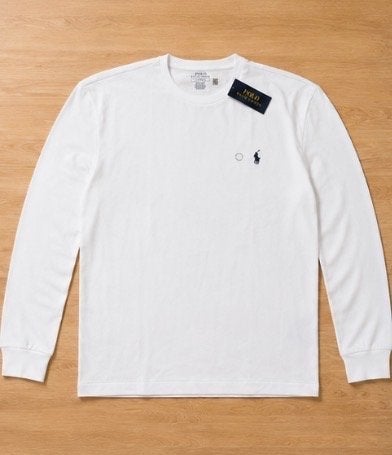 Polo Ralph Lauren Longsleeve Wit - Classic Fit - Maat L, Kleding | Heren, Verzenden, Nieuw, Maat 52/54 (L), Wit