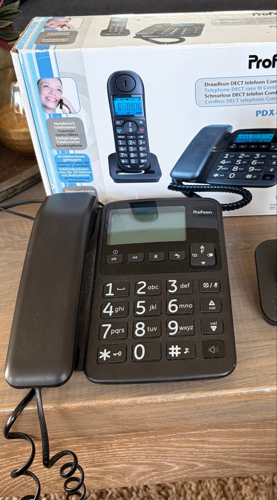 Profoon Telefoon met Grote Toetsen - Ideaal voor Ouderen, Ophalen, Gebruikt