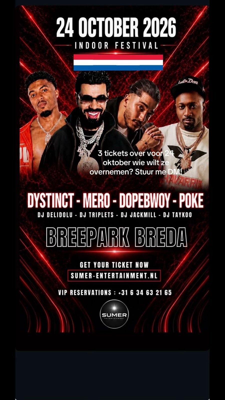 Tickets, Tickets en Kaartjes, Drie personen of meer