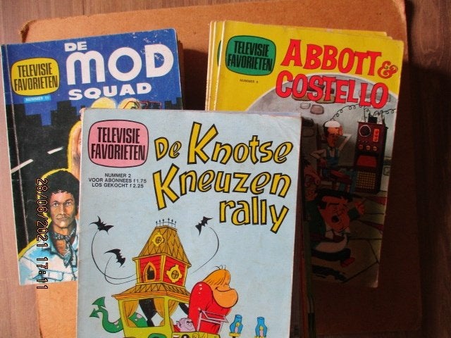 adv4707 televisie favorieten, Eén stripboek, Ophalen, Gelezen