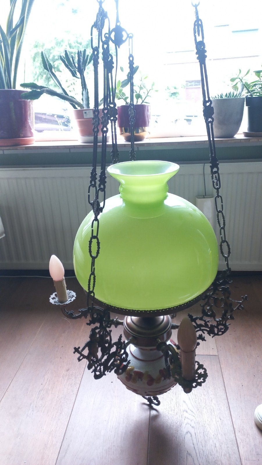 Hanglamp, Antiek en Kunst, Antiek | Lampen, Ophalen