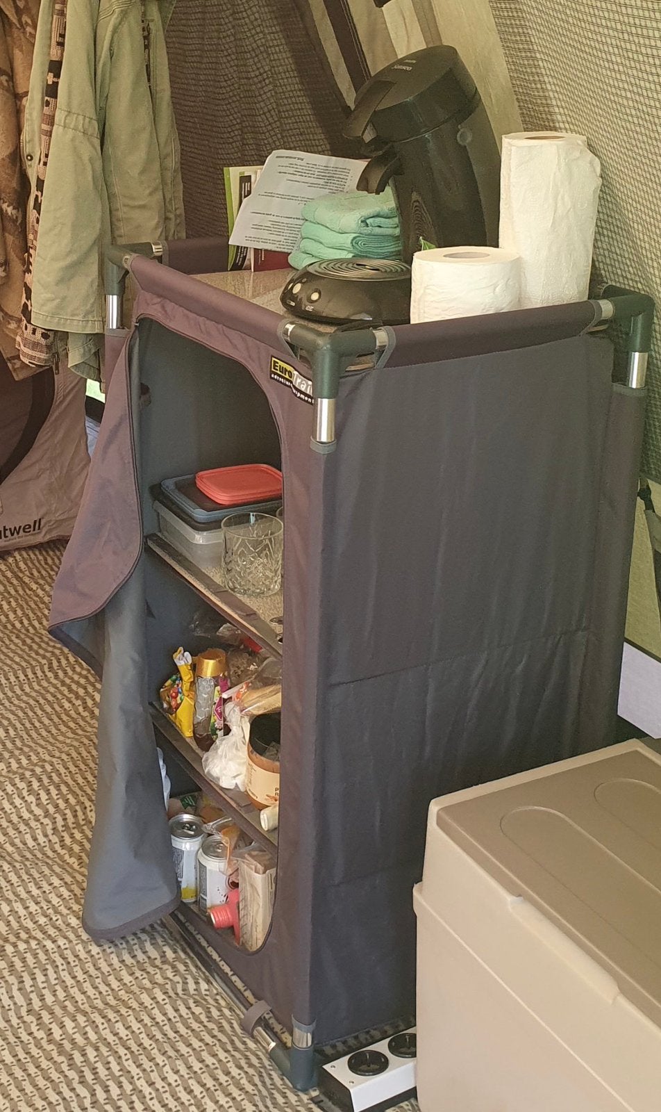 Eurotrail campingkast, Caravans en Kamperen, Ophalen of Verzenden, Zo goed als nieuw, Campingkast