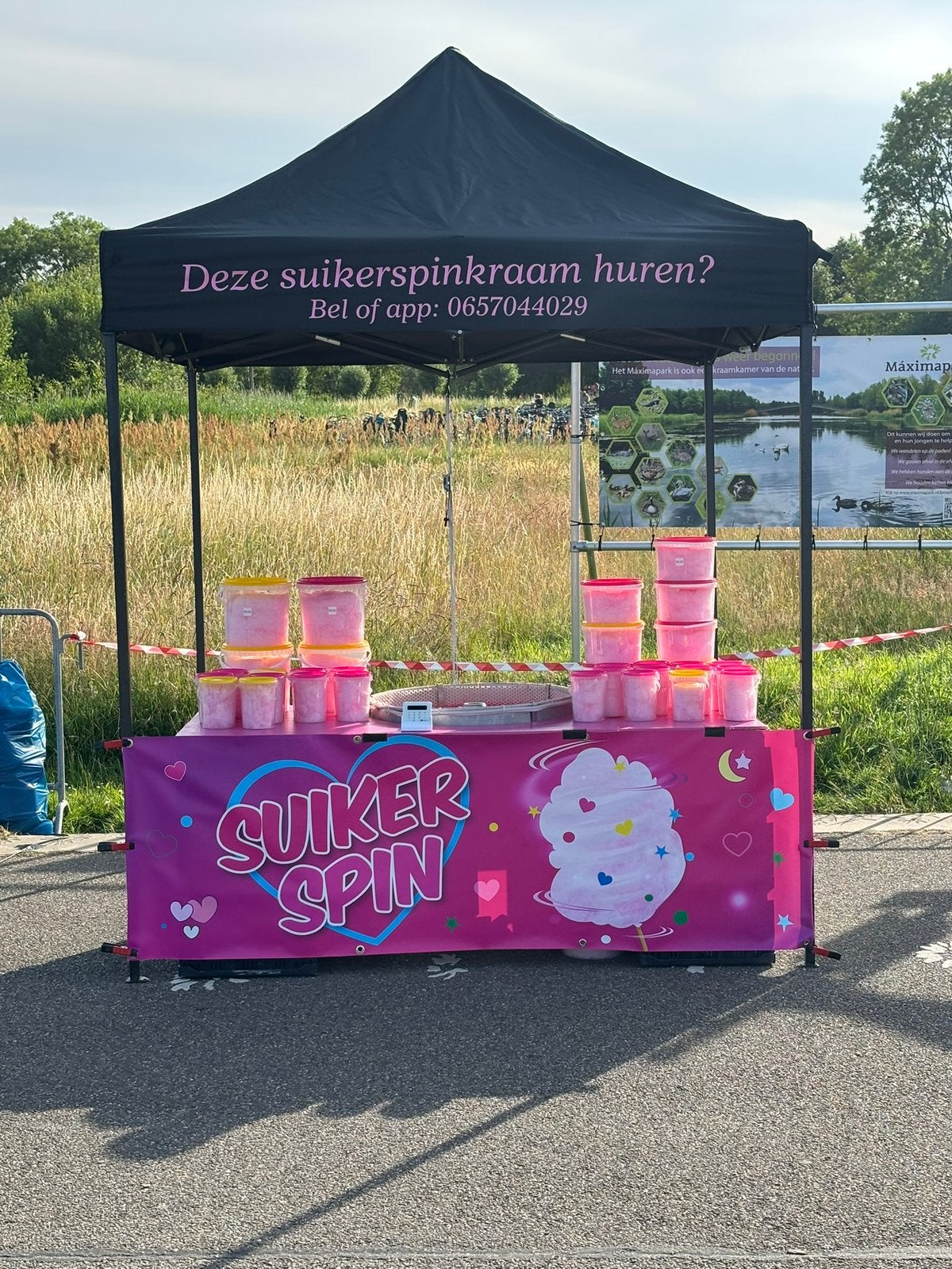 Te huur: Suikerspin kraam, Ophalen, Zo goed als nieuw, Overige